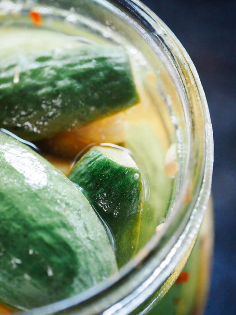 Sweet Hot Pickled Feijoas